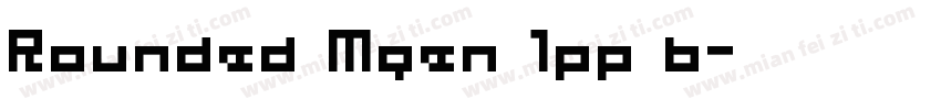 Rounded Mgen 1pp b字体转换